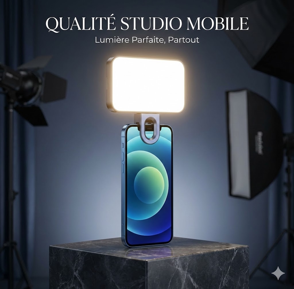 Éclairage Pro de Poche pour Téléphone