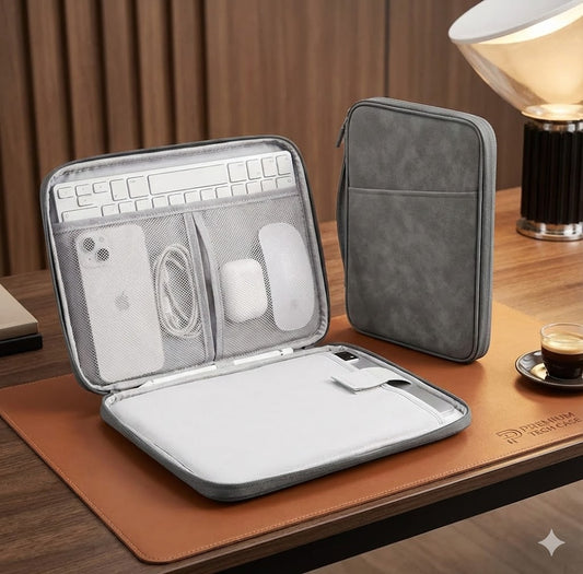 Housse de Rangement Stylée & Multi-Compartiments – Tablettes 10-13’’